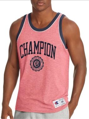Champion Ringer Mens XXL Red Logo Tank